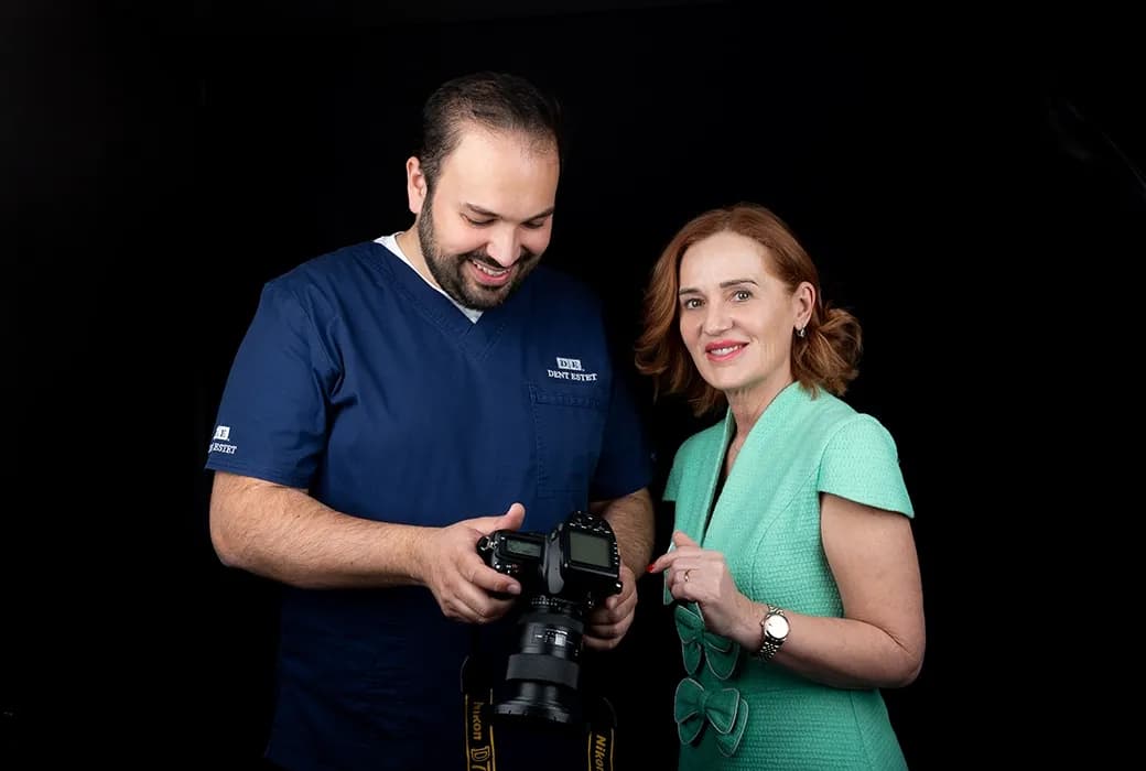 Dr. Oana Taban - CEO DENT ESTET si Dr. Adelin Radu, medic DENT ESTET Bucuresti