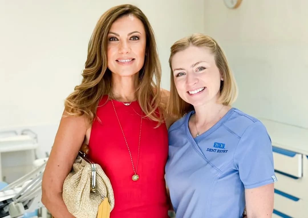 Dana Sota si Dr. Diana Beleni, la DENT ESTET