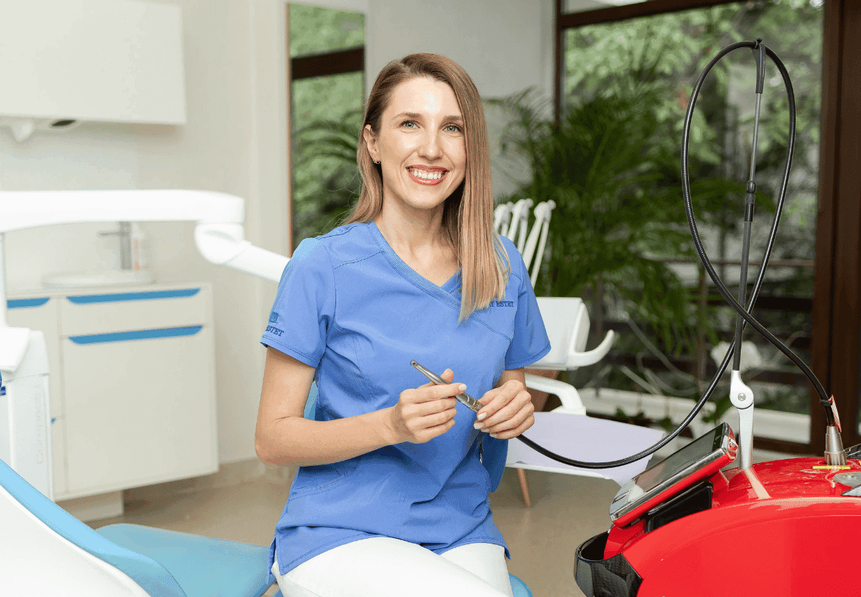 Dentist București - Dr. Cristina Stănescu, Parodontologie | DENT ESTET