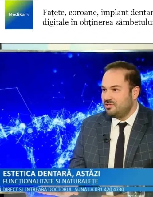 Articol DENT ESTET publicat pe site-ul medikatv.ro