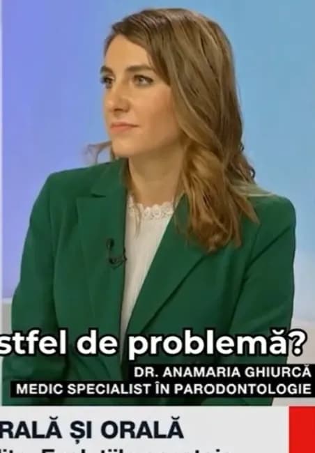 Dr. Anamaria Ghiurca, invitata la B1 TV