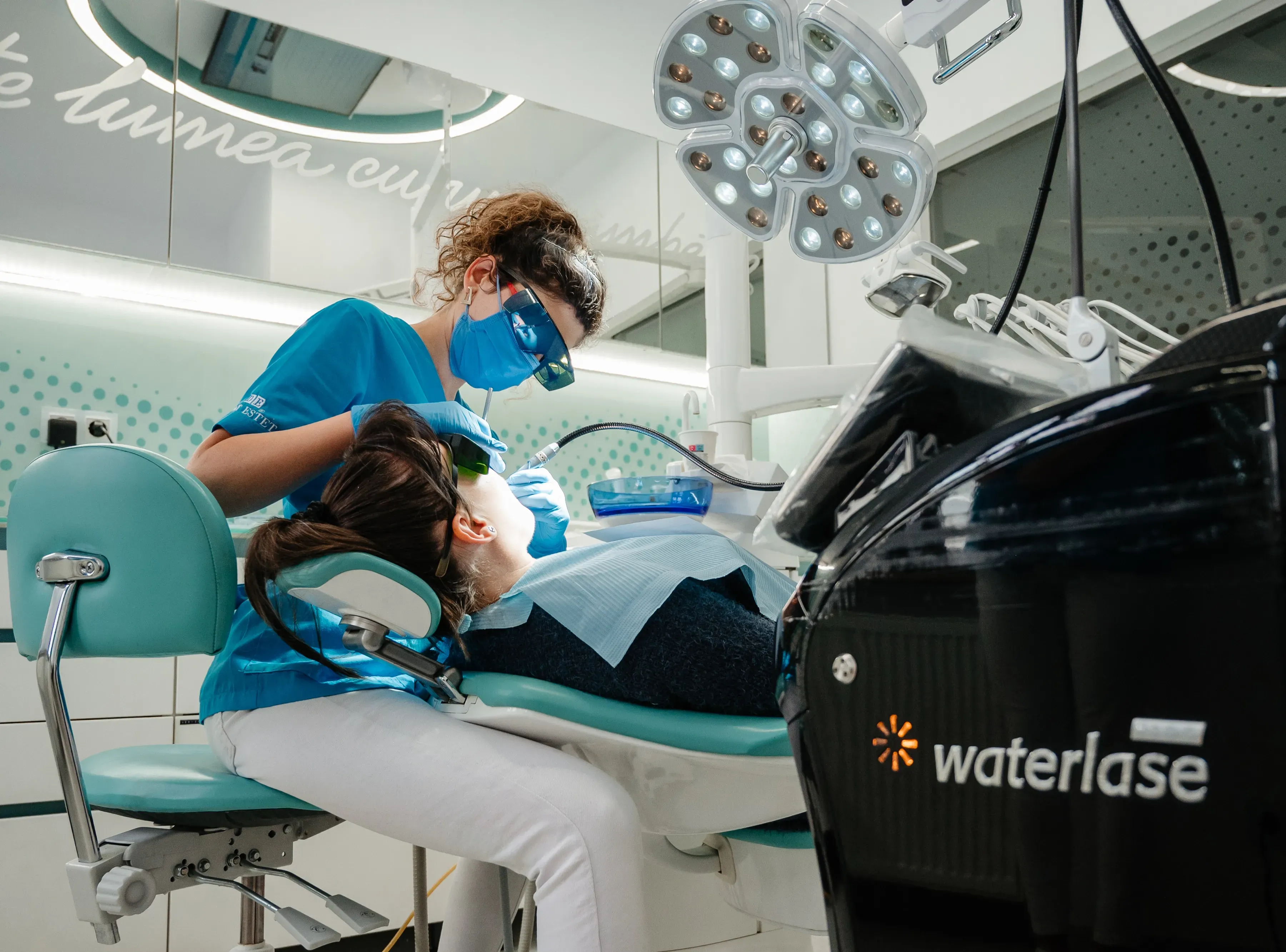 Dr. Anca Brătulescu - Periodontologist | Treatment of periodontitis with Epic Biolase laser.