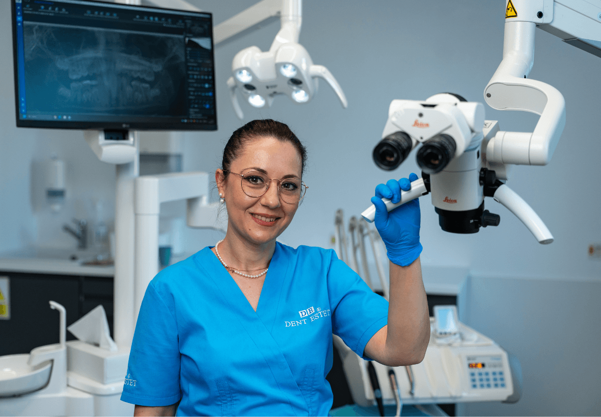 Dr. Raluca Iancu - Medic stomatolog - Endodontie la microscop Arad | DENT ESTET Genesys